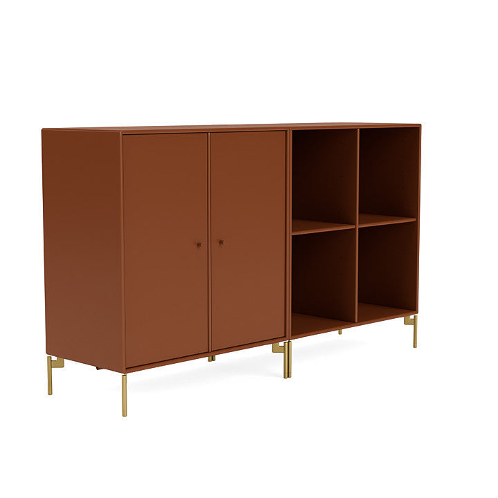 [product_category]-Montana Pair Classic Sideboard With Legs, Hazelnut/Brass-Montana Furniture-5714322266024-0000PAIR-146-09-MON-3
