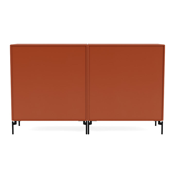 [product_category]-Montana Pair Classic Sideboard With Legs, Hokkaido/Black-Montana Furniture-5714322267175-0000PAIR-162-03-MON-4
