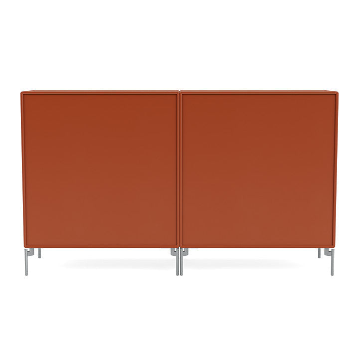 [product_category]-Montana Pair Classic Sideboard With Legs, Hokkaido/Matt Chrome-Montana Furniture-5714322267151-0000PAIR-162-01-MON-4