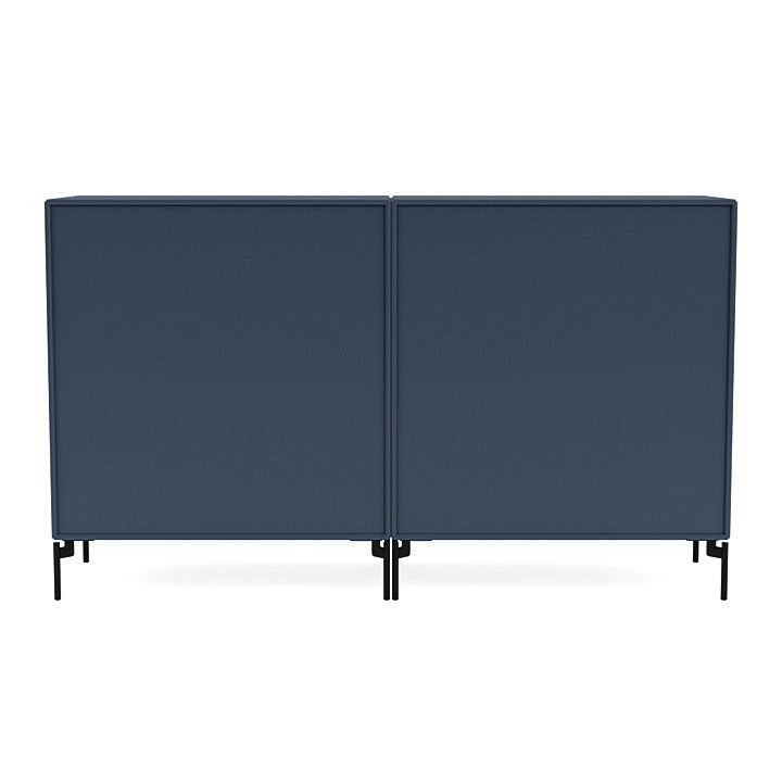 [product_category]-Montana Pair Classic Sideboard With Legs, Juniper/Black-Montana Furniture-5714322265331-0000PAIR-138-03-MON-4