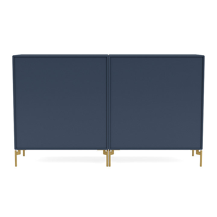 [product_category]-Montana Pair Classic Sideboard With Legs, Juniper/Brass-Montana Furniture-5714322265386-0000PAIR-138-09-MON-4