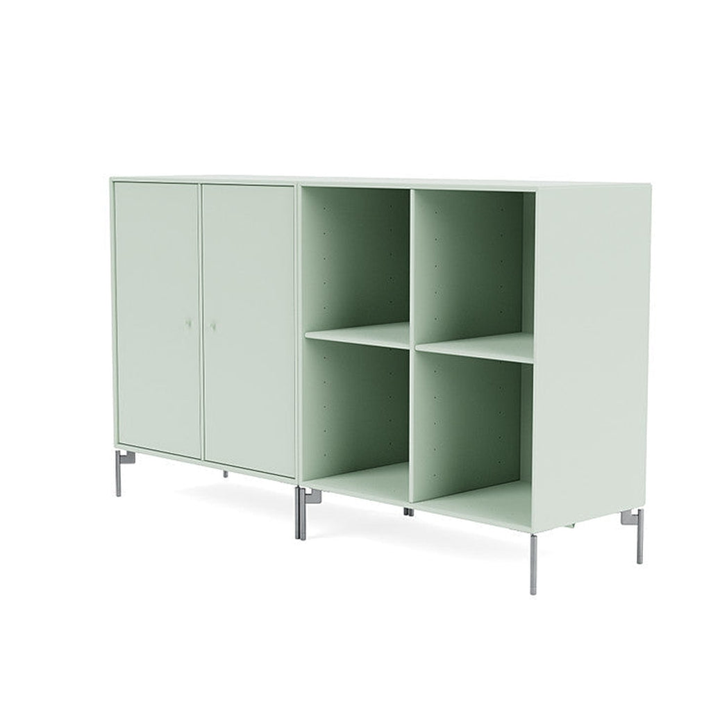 [product_category]-Montana Pair Classic Sideboard With Legs, Mist/Matt Chrome-Montana Furniture-5714322267076-0000PAIR-161-01-MON-1