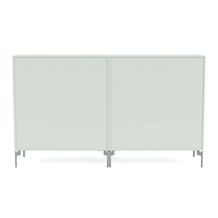 [product_category]-Montana Pair Classic Sideboard With Legs, Mist/Matt Chrome-Montana Furniture-5714322267076-0000PAIR-161-01-MON-4