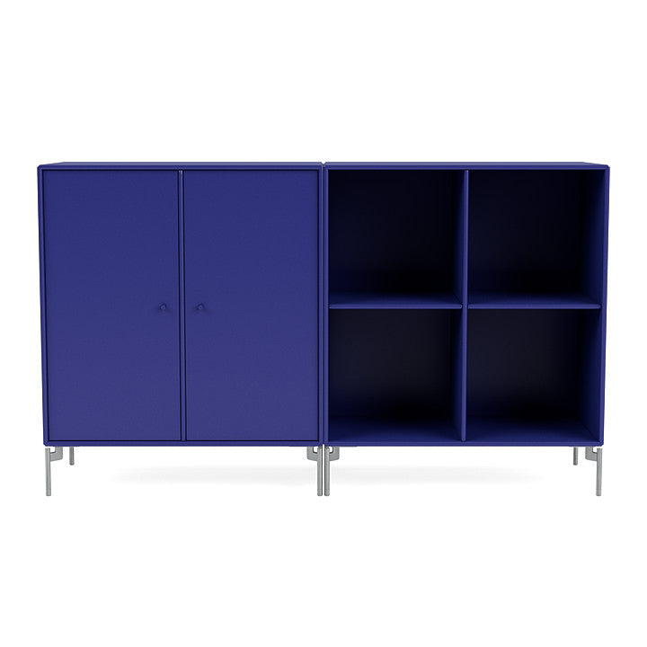 [product_category]-Montana Pair Classic Sideboard With Legs, Monarch Blue/Matt Chrome-Montana Furniture-5714322265072-0000PAIR-135-01-MON-2