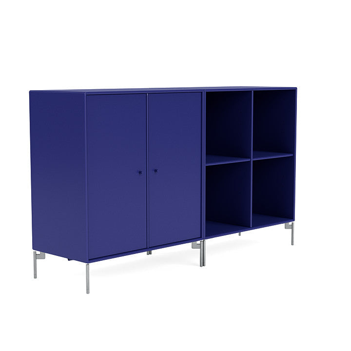 [product_category]-Montana Pair Classic Sideboard With Legs, Monarch Blue/Matt Chrome-Montana Furniture-5714322265072-0000PAIR-135-01-MON-3