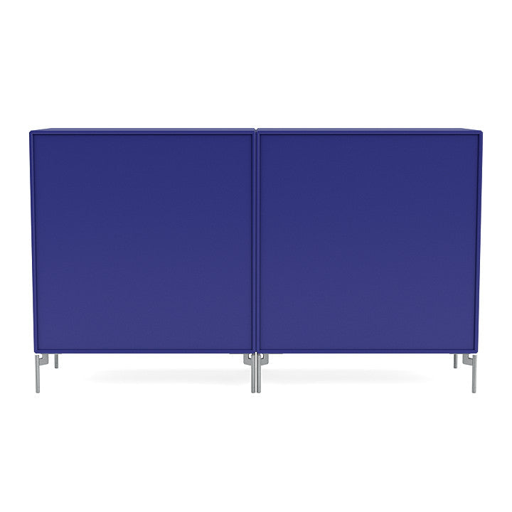 [product_category]-Montana Pair Classic Sideboard With Legs, Monarch Blue/Matt Chrome-Montana Furniture-5714322265072-0000PAIR-135-01-MON-4