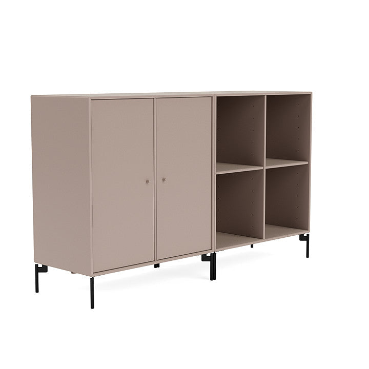 [product_category]-Montana Pair Classic Sideboard With Legs, Mushroom Brown/Black-Montana Furniture-5714322265256-0000PAIR-137-03-MON-3