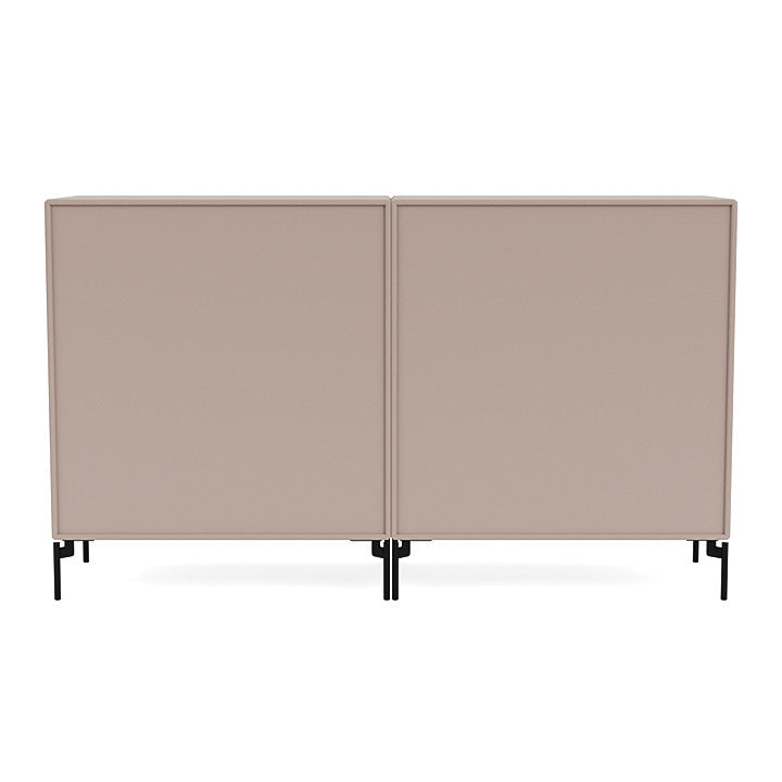 [product_category]-Montana Pair Classic Sideboard With Legs, Mushroom Brown/Black-Montana Furniture-5714322265256-0000PAIR-137-03-MON-4