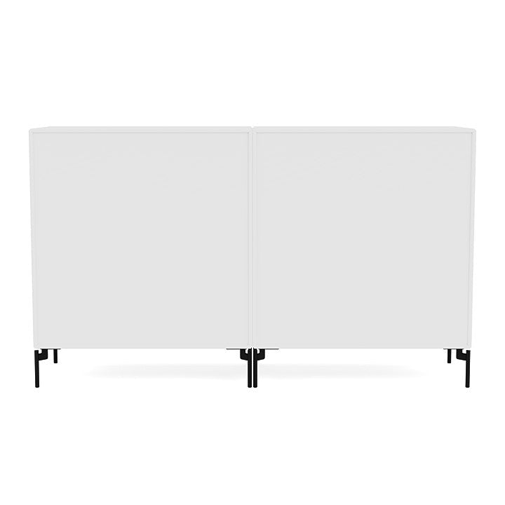 [product_category]-Montana Pair Classic Sideboard With Legs, New White/Black-Montana Furniture-5714322265010-0000PAIR-101-03-MON-4