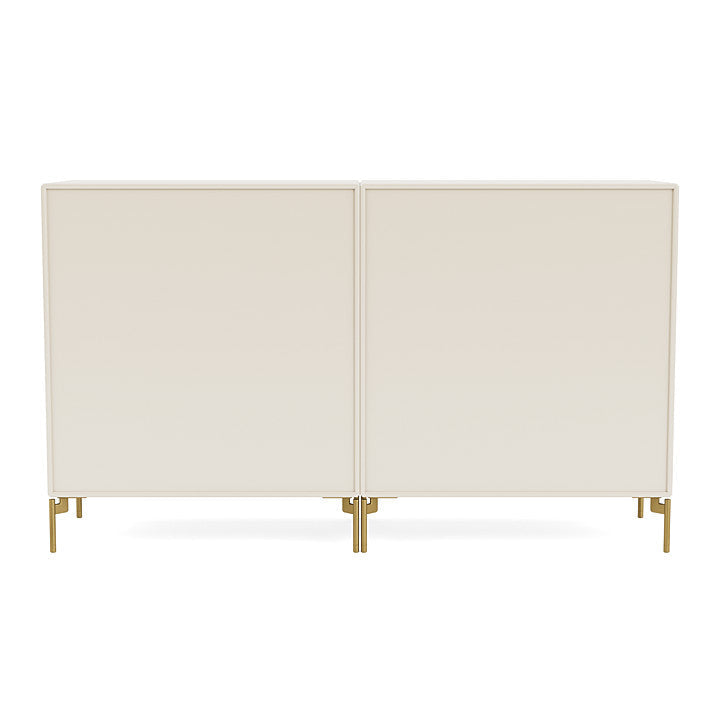 [product_category]-Montana Pair Classic Sideboard With Legs, Oat/Brass-Montana Furniture-5714322266901-0000PAIR-158-09-MON-4
