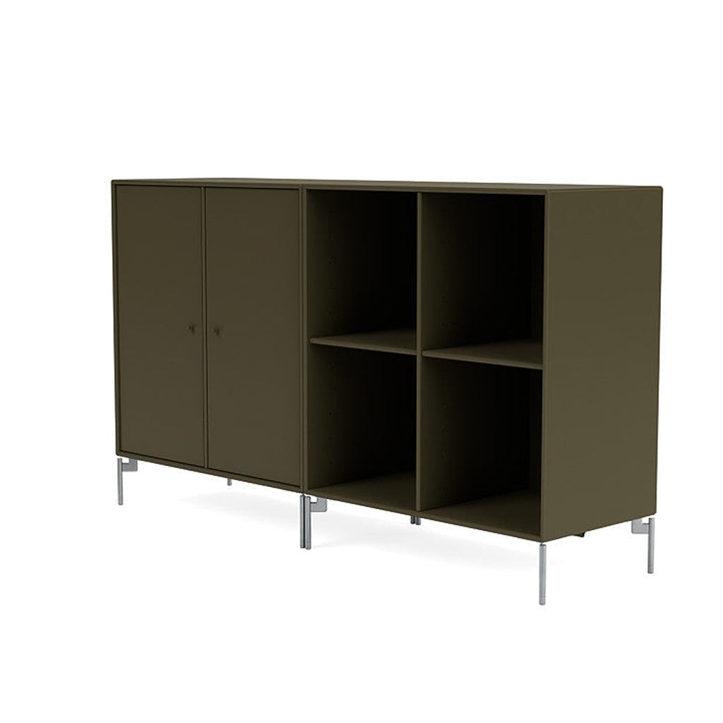 [product_category]-Montana Pair Classic Sideboard With Legs, Oregano/Matt Chrome-Montana Furniture-5714322265393-0000PAIR-139-01-MON-1