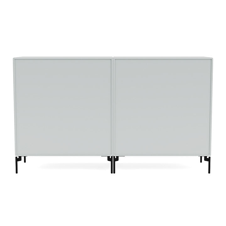 [product_category]-Montana Pair Classic Sideboard With Legs, Oyster/Black-Montana Furniture-5714322266697-0000PAIR-156-03-MON-4