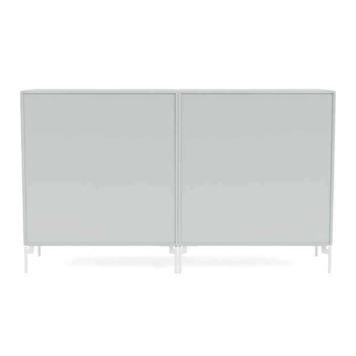 [product_category]-Montana Pair Classic Sideboard With Legs, Oyster/Snow White-Montana Furniture-5714322266680-0000PAIR-156-02-MON-4