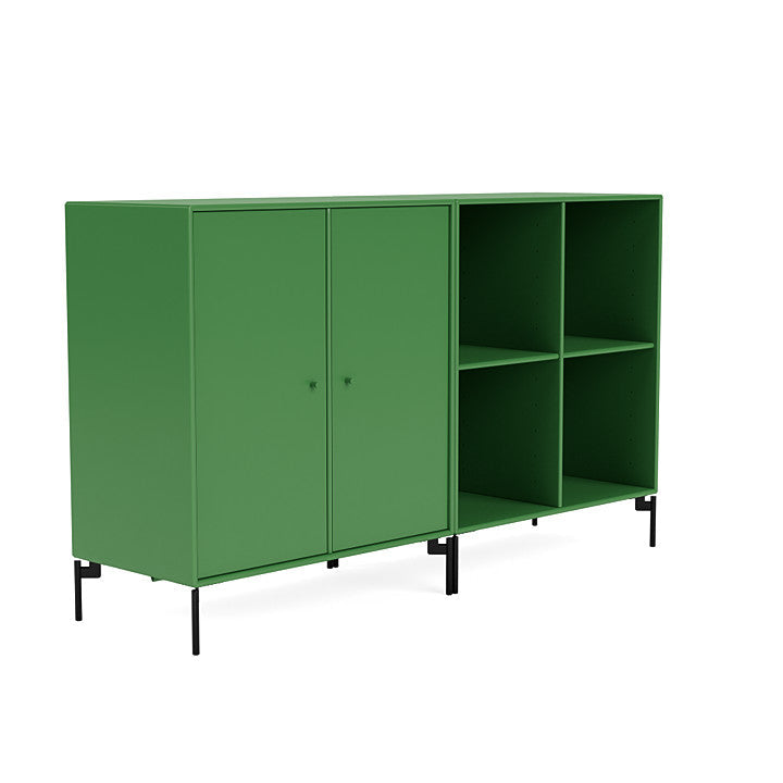 [product_category]-Montana Pair Classic Sideboard With Legs, Parsley/Black-Montana Furniture-5714322266451-0000PAIR-152-03-MON-3