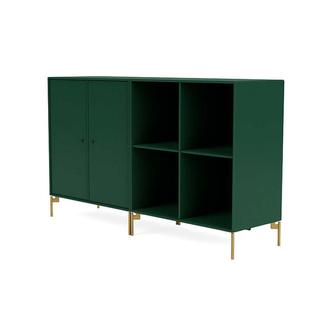 [product_category]-Montana Pair Classic Sideboard With Legs, Pine/Brass-Montana Furniture-5714322265225-0000PAIR-136-09-MON-1