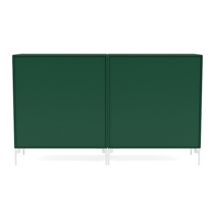 [product_category]-Montana Pair Classic Sideboard With Legs, Pine/Snow White-Montana Furniture-5714322265164-0000PAIR-136-02-MON-4