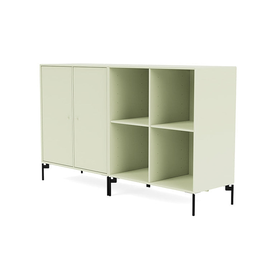 [product_category]-Montana Pair Classic Sideboard With Legs, Pomelo/Black-Montana Furniture-5714322265492-0000PAIR-140-03-MON-1