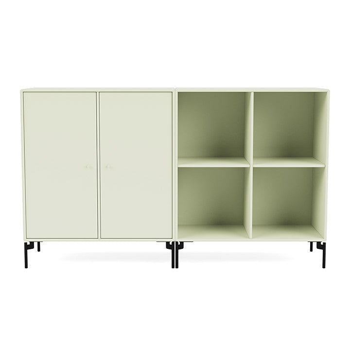 [product_category]-Montana Pair Classic Sideboard With Legs, Pomelo/Black-Montana Furniture-5714322265492-0000PAIR-140-03-MON-2