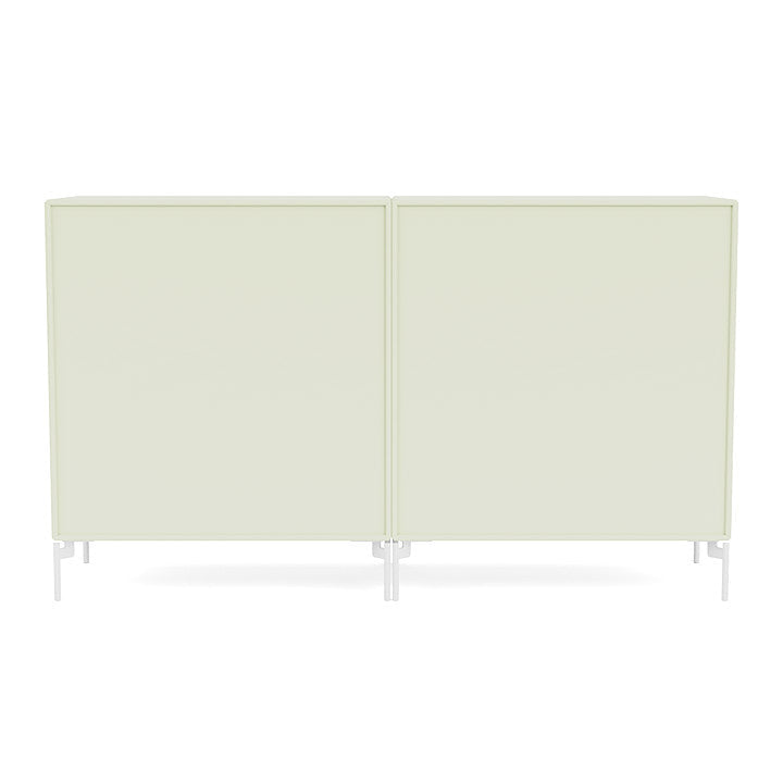 [product_category]-Montana Pair Classic Sideboard With Legs, Pomelo/Snow White-Montana Furniture-5714322265485-0000PAIR-140-02-MON-4