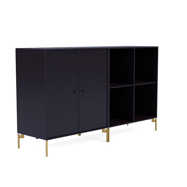 [product_category]-Montana Pair Classic Sideboard With Legs, Shadow/Brass-Montana Furniture-5714322266109-0000PAIR-147-09-MON-3