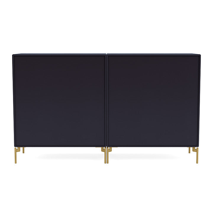 [product_category]-Montana Pair Classic Sideboard With Legs, Shadow/Brass-Montana Furniture-5714322266109-0000PAIR-147-09-MON-4