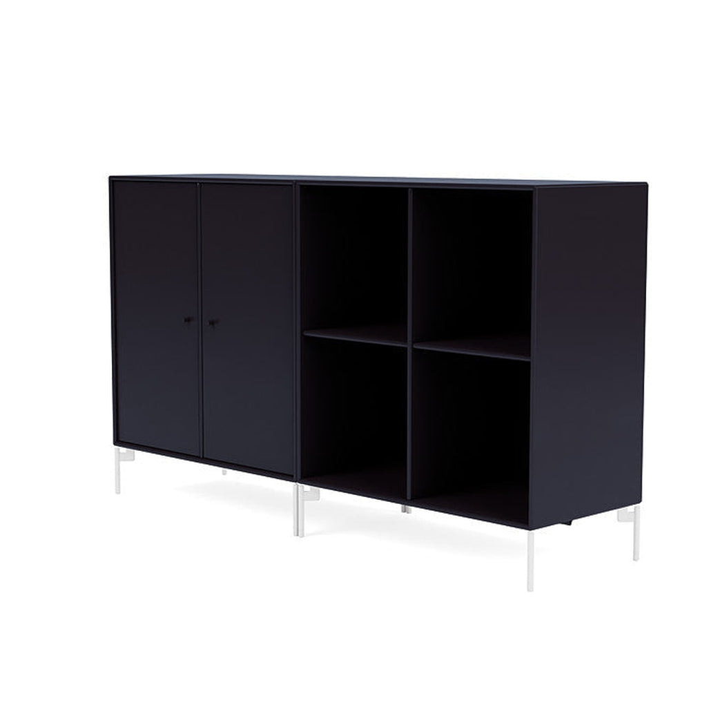 [product_category]-Montana Pair Classic Sideboard With Legs, Shadow/Snow White-Montana Furniture-5714322266048-0000PAIR-147-02-MON-1