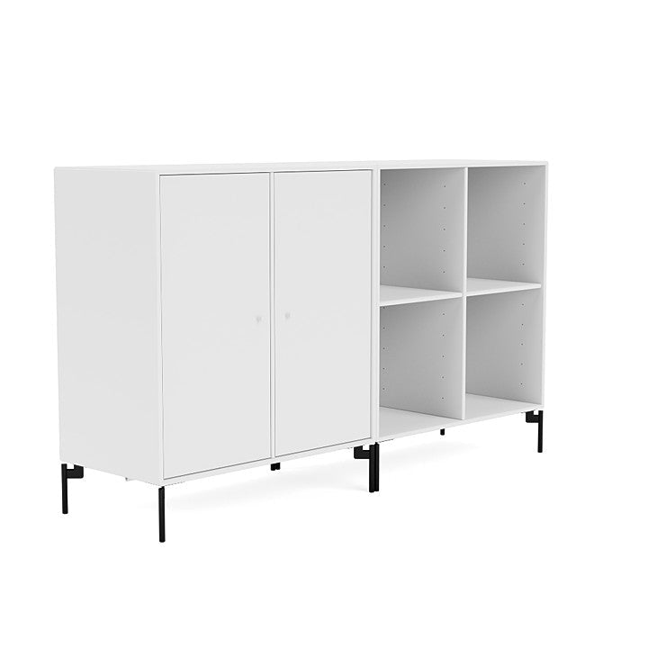 [product_category]-Montana Pair Classic Sideboard With Legs, Snow White/Black-Montana Furniture-5714322267656-0000PAIR-38-03-MON-3