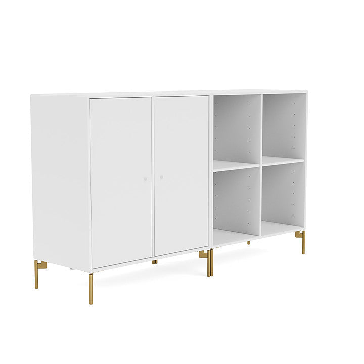 [product_category]-Montana Pair Classic Sideboard With Legs, Snow White/Brass-Montana Furniture-5714322267700-0000PAIR-38-09-MON-3