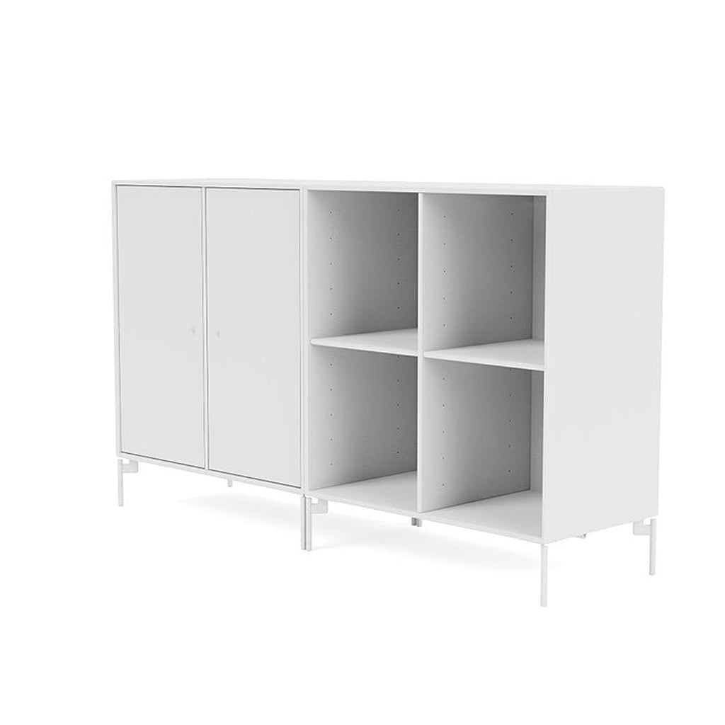 [product_category]-Montana Pair Classic Sideboard With Legs, Snow White/Snow White-Montana Furniture-5714322267649-0000PAIR-38-02-MON-1