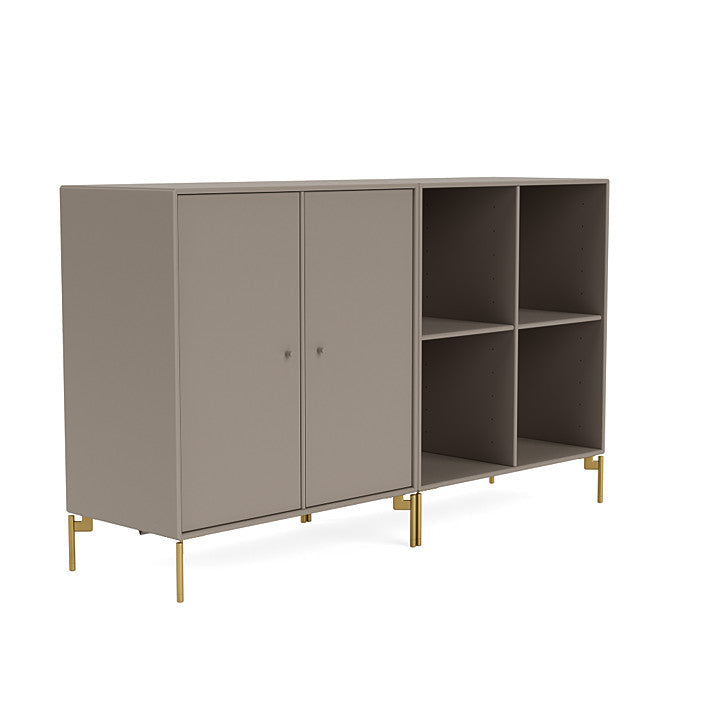 [product_category]-Montana Pair Classic Sideboard With Legs, Truffle/Brass-Montana Furniture-5714322265621-0000PAIR-141-09-MON-3