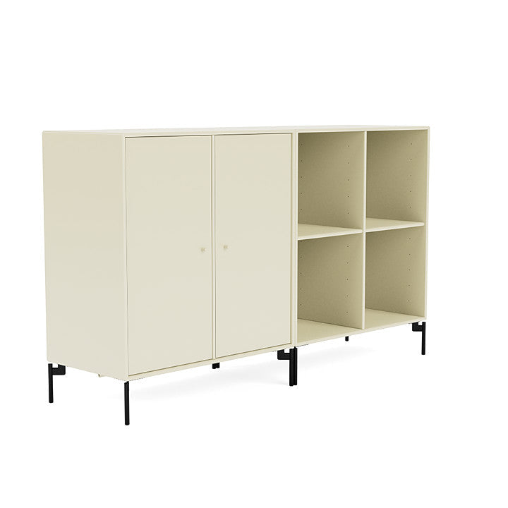 [product_category]-Montana Pair Classic Sideboard With Legs, Vanilla/Black-Montana Furniture-5714322266291-0000PAIR-150-03-MON-3