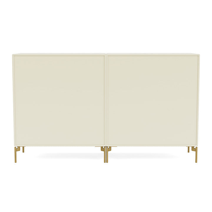 [product_category]-Montana Pair Classic Sideboard With Legs, Vanilla/Brass-Montana Furniture-5714322266345-0000PAIR-150-09-MON-4
