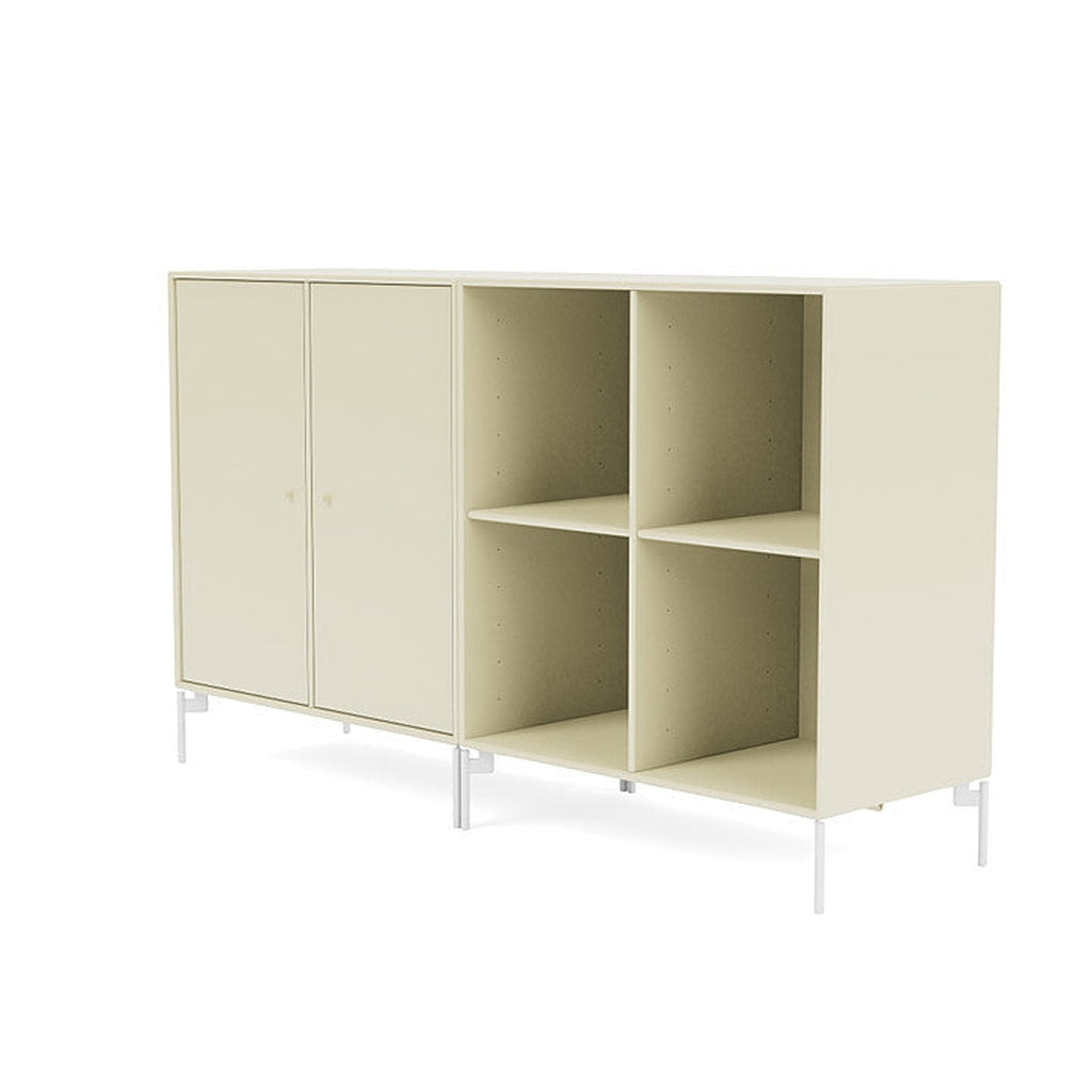 [product_category]-Montana Pair Classic Sideboard With Legs, Vanilla/Snow White-Montana Furniture-5714322266284-0000PAIR-150-02-MON-1