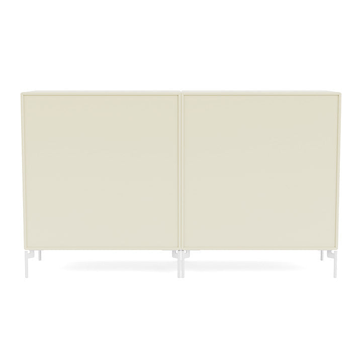 [product_category]-Montana Pair Classic Sideboard With Legs, Vanilla/Snow White-Montana Furniture-5714322266284-0000PAIR-150-02-MON-4