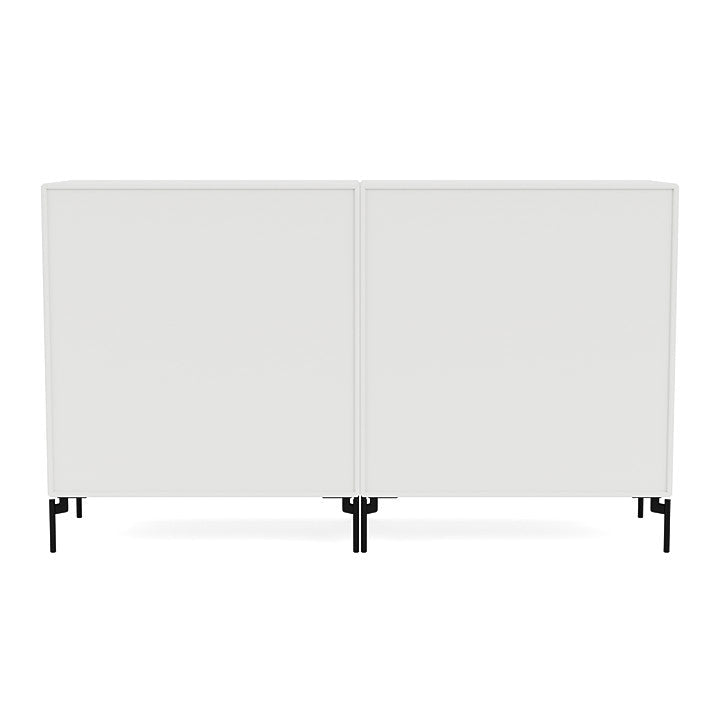 [product_category]-Montana Pair Classic Sideboard With Legs, White/Black-Montana Furniture-5714322264532-0000PAIR-01-03-MON-4