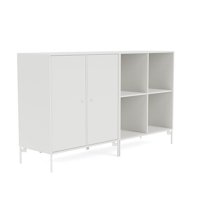 [product_category]-Montana Pair Classic Sideboard With Legs, White/Snow White-Montana Furniture-5714322264525-0000PAIR-01-02-MON-3