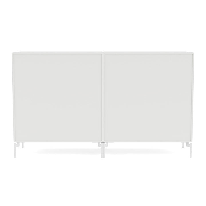 [product_category]-Montana Pair Classic Sideboard With Legs, White/Snow White-Montana Furniture-5714322264525-0000PAIR-01-02-MON-4