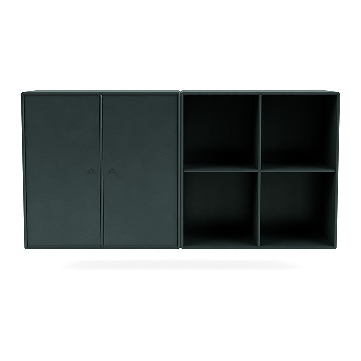 [product_category]-Montana Pair Classic Sideboard With Suspension Rail, Black Jade-Montana Furniture-5714322267267-0000PAIR-163-04-MON-2
