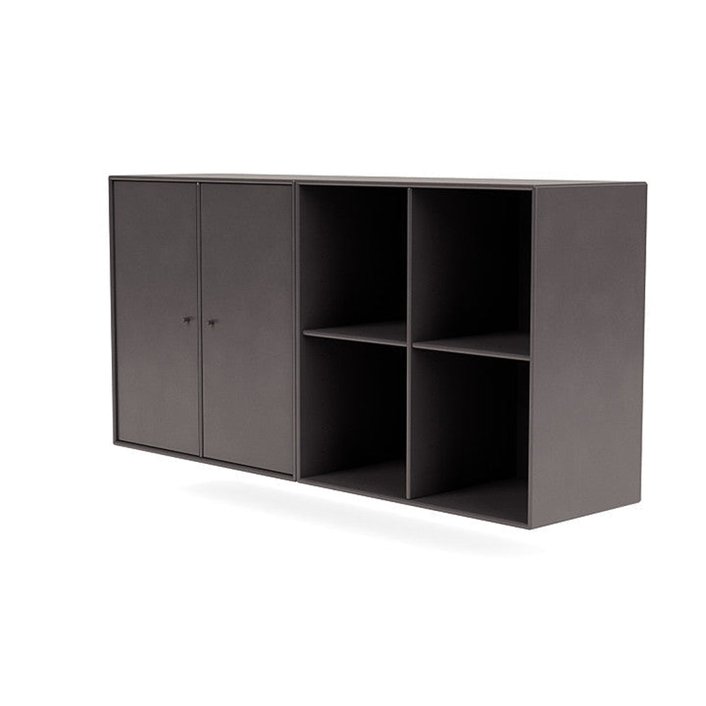 [product_category]-Montana Pair Classic Sideboard With Suspension Rail, Coffee Brown-Montana Furniture-5714322267502-0000PAIR-35-04-MON-1
