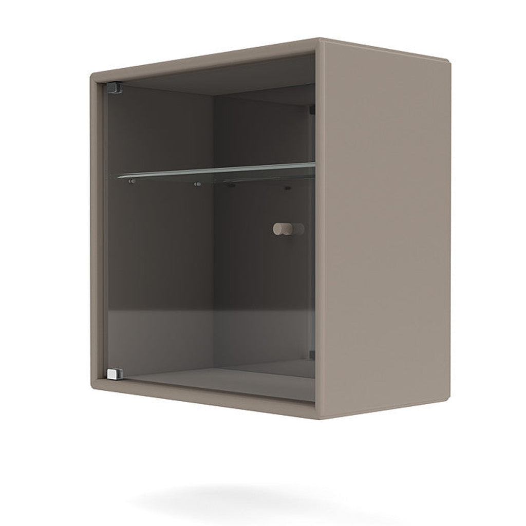 [product_category]-Montana Perfume Wall Mounted Cabinet With Mirror, Truffle Grey-Montana Furniture-5714322289184-0PERFUME-141-04-MON-1