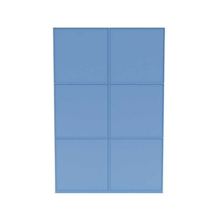 [product_category]-Montana Read Spacious Bookshelf With 3 Cm Plinth, Azure Blue-Montana Furniture-5714322268530-0000READ-154-06-MON-4