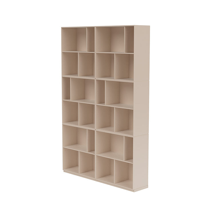 [product_category]-Montana Read Spacious Bookshelf With 3 Cm Plinth, Clay-Montana Furniture-5715288347925-0000READ-168-06-MON-1