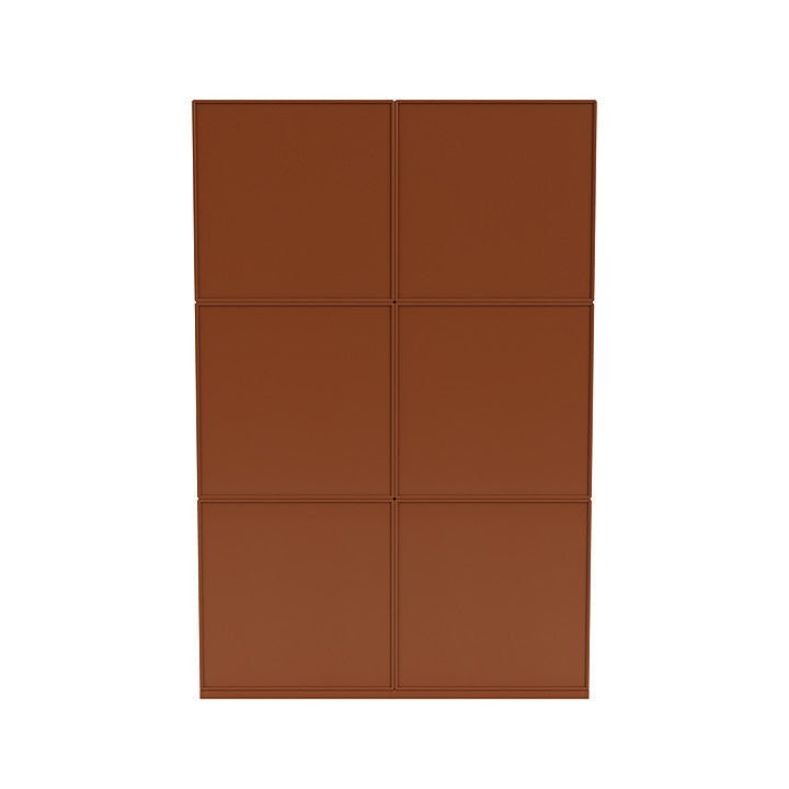 [product_category]-Montana Read Spacious Bookshelf With 3 Cm Plinth, Hazelnut Brown-Montana Furniture-5714322268325-0000READ-146-06-MON-4