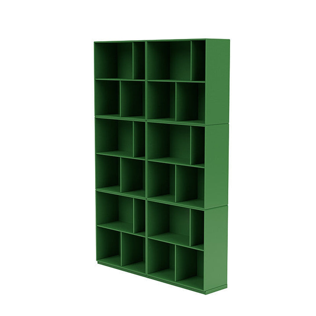 [product_category]-Montana Read Spacious Bookshelf With 3 Cm Plinth, Parsley Green-Montana Furniture-5714322268509-0000READ-152-06-MON-1