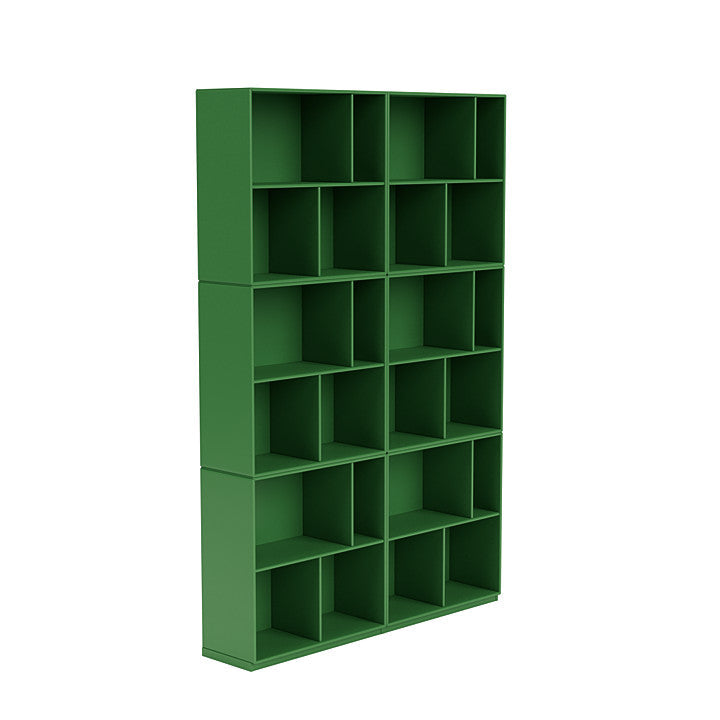 [product_category]-Montana Read Spacious Bookshelf With 3 Cm Plinth, Parsley Green-Montana Furniture-5714322268509-0000READ-152-06-MON-3