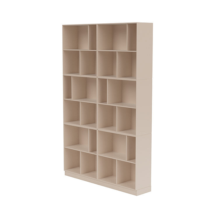 [product_category]-Montana Read Spacious Bookshelf With 7 Cm Plinth, Clay-Montana Furniture-5715288347932-0000READ-168-07-MON-1