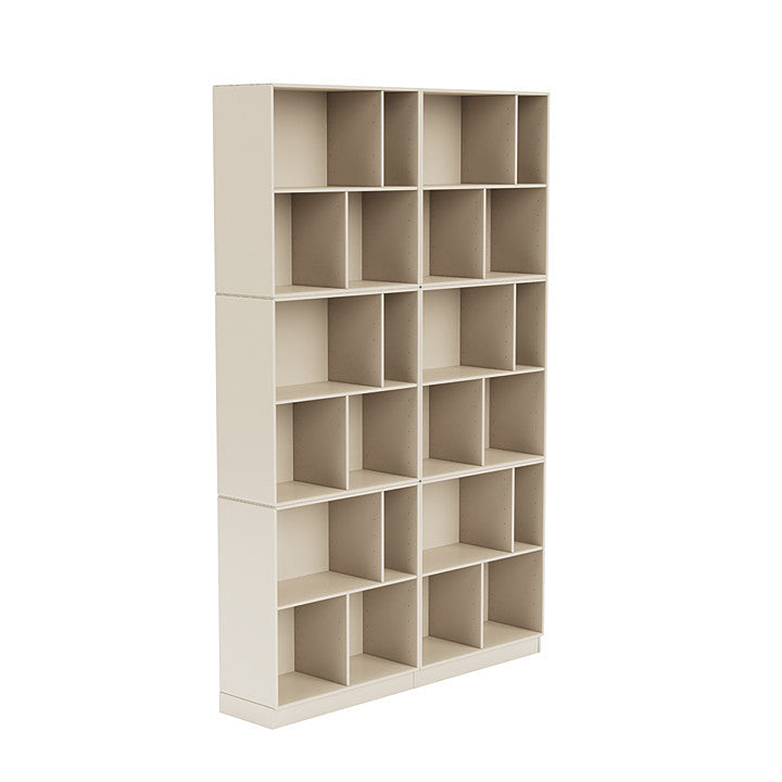 [product_category]-Montana Read Spacious Bookshelf With 7 Cm Plinth, Oat-Montana Furniture-5714322268660-0000READ-158-07-MON-3