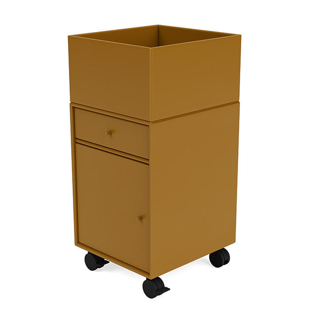 [product_category]-Montana Runner Office Unit On Castors, Amber Yellow-Montana Furniture-5714322828055-00RUNNER-142-05-MON-1