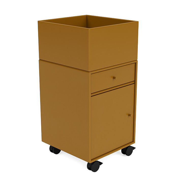 [product_category]-Montana Runner Office Unit On Castors, Amber Yellow-Montana Furniture-5714322828055-00RUNNER-142-05-MON-3