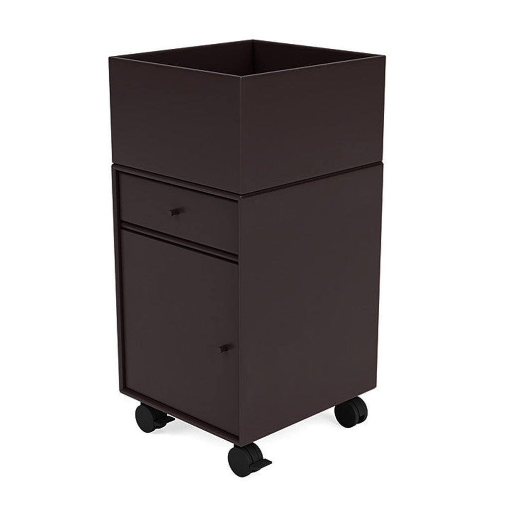 [product_category]-Montana Runner Office Unit On Castors, Balsamic Brown-Montana Furniture-5714322828222-00RUNNER-160-05-MON-1